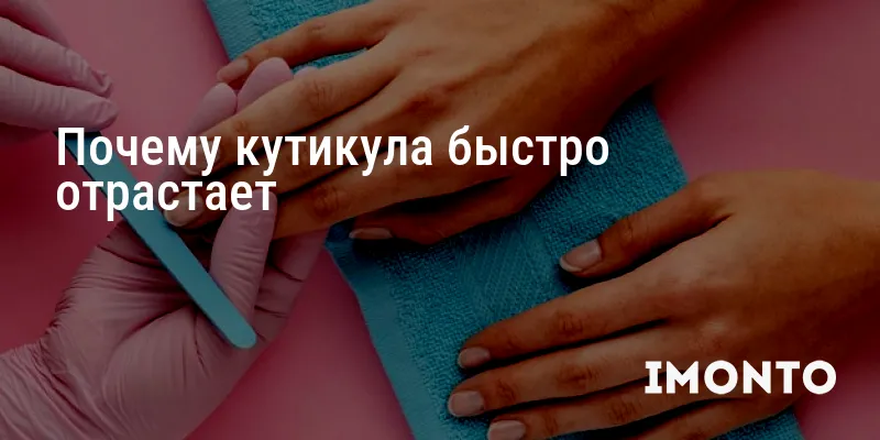 Почему кутикула быстро отрастает