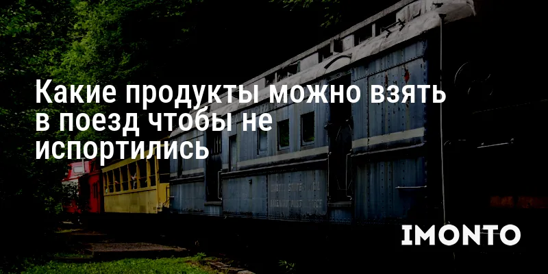 Какие продукты можно взять в поезд чтобы не испортились